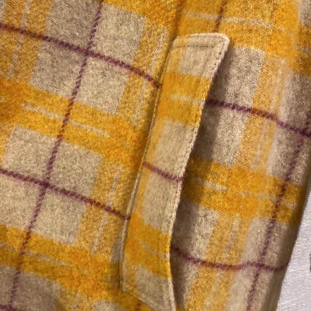 Isabel Marant Yellow Plaid Coat - Picture 6 of 9